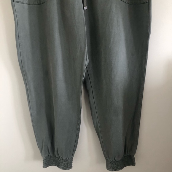 COUNTRY ROAD Khaki Jogger Relaxed Fit Elasticised Waist&Ankle Drawstring Size 14 - Picture 9 of 15